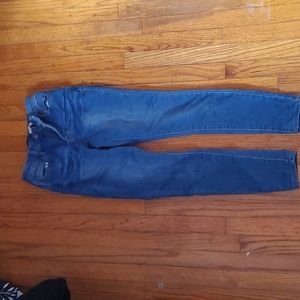 Size 0 blue jeans